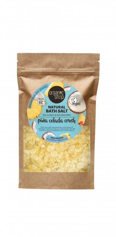 Organic Shop Pina Colada Crush Relaxing & Nourishing Natural Bath Salt (500g) - RRP £5.99