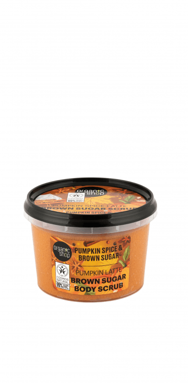 Organic Shop Pumpkin Spice Latte Brown Sugar Body Scrub Pumpkin Spice and Brown Sugar (250ml) - RRP £5.49