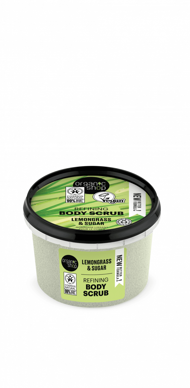Organic Shop Refining Body Scrub Lemongrass (250ml) - RRP £5.49