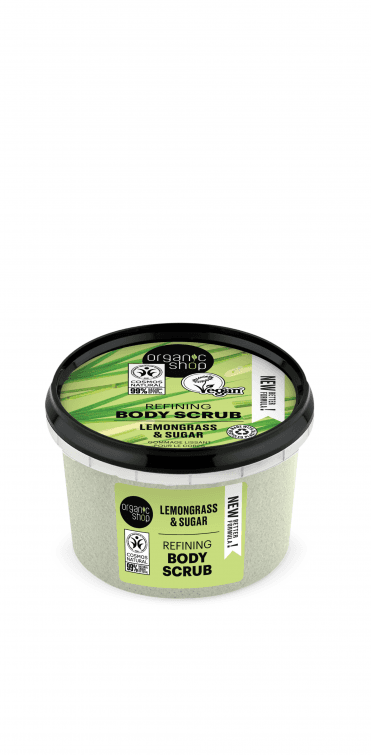 Organic Shop Refining Body Scrub Lemongrass (250ml) - RRP £5.49