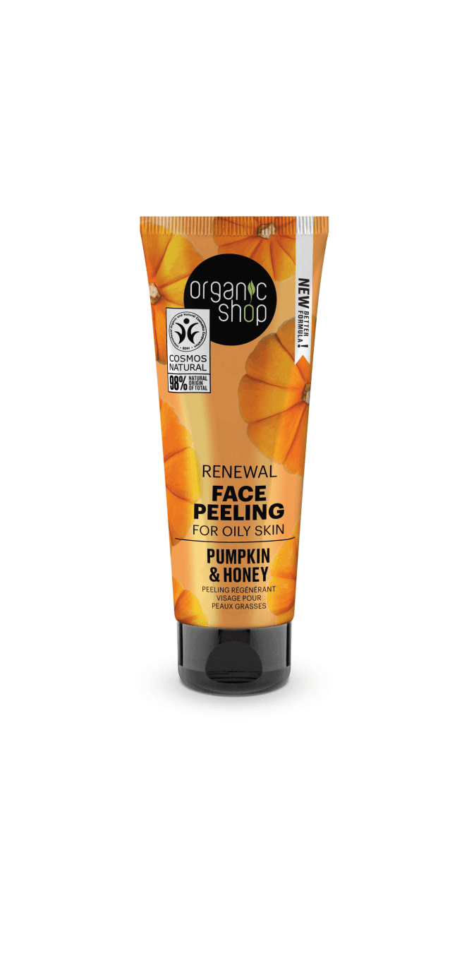 Organic Shop Renewal Face Peeling for oily skin Pumpkin and Honey (75ml) - RRP £5.49
