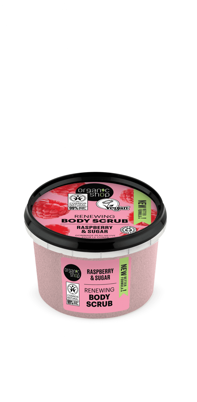 Organic Shop Renewing Body Scrub Raspberry (250ml) - RRP £5.49