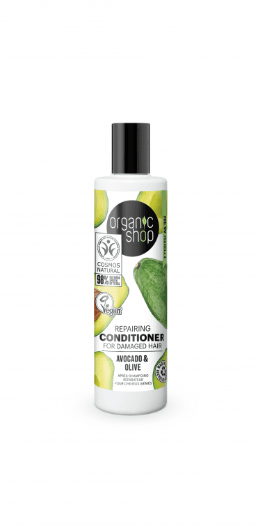 Organic Shop Repairing Conditioner for Damaged Hair Avocado and Olive (280ml) - RRP £4.99