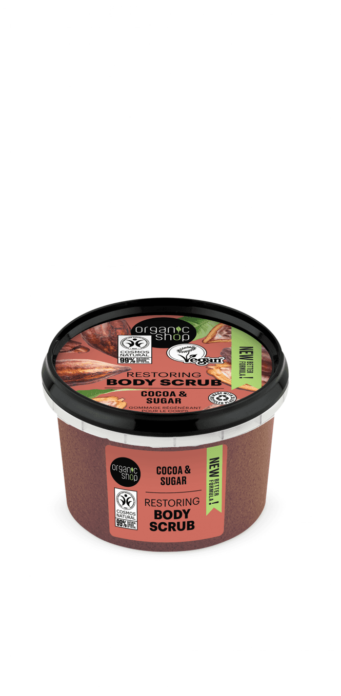 Organic Shop Restoring Body Scrub Cocoa (250ml) - RRP £5.49
