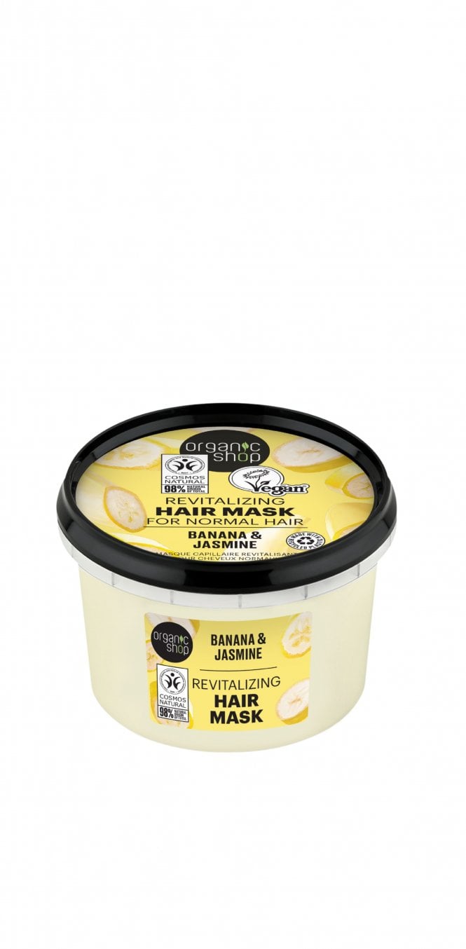 Organic Shop Revitalizing Hair Mask for Normal Hair Banana and Jasmine (250ml) - RRP £4.99