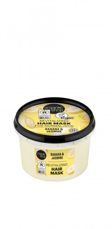 Organic Shop Revitalizing Hair Mask for Normal Hair Banana and Jasmine (250ml) - RRP £4.99