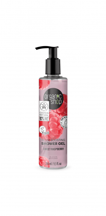 Organic Shop Sense Boosting Shower Gel Sweet Raspberry (280ml) - RRP £4.49