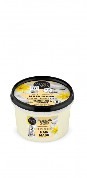 Organic Shop Silky Shine Mask For All Hair Types Frangipani & Coconut (250ml) - RRP £4.99