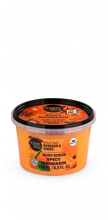 Organic Shop Spicy Mandarin Uplifting Body Scrub (250 ml) - RRP £5.49