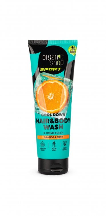 Organic Shop SPORT Cool Down Hair & Body Wash (200ml) - RRP £4.49
