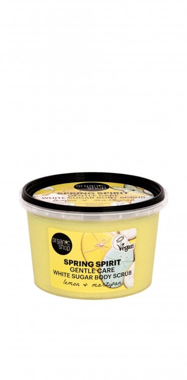 Organic Shop Spring Spirit Gentle Care White Sugar Body Scrub (250ml) - RRP £5.49