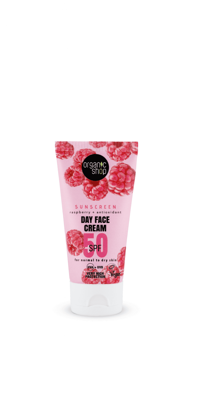 Organic Shop Sunscreen Day Face Cream 50 SPF Normal to dry skin (50ml) - RRP £8