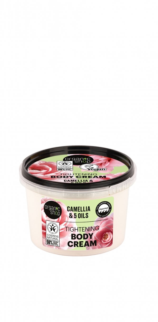 Organic Shop Tightening Body Cream Camellia and 5 Oils (250ml) - RRP £5.49
