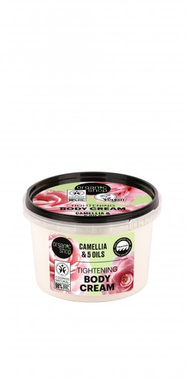 Organic Shop Tightening Body Cream Camellia and 5 Oils (250ml) - RRP £5.49