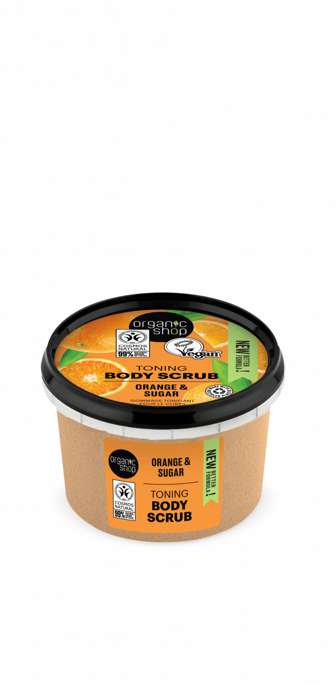 Organic Shop Toning Body Scrub Orange (250ml) - RRP £5.49
