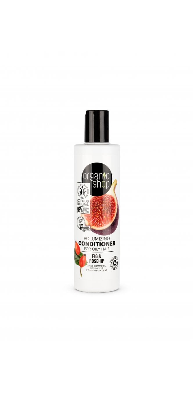 Organic Shop Volumizing Conditioner for Oily Hair Fig and Rosehip (280ml) - RRP £4.99