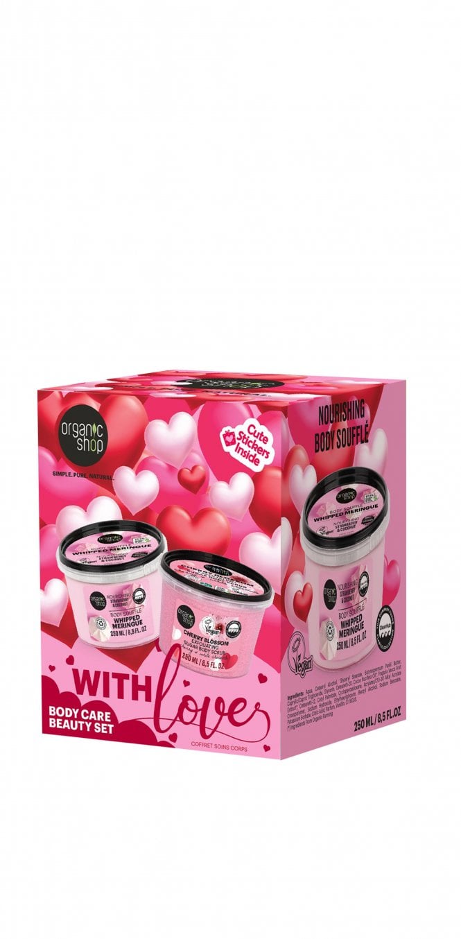 Organic Shop With Love Body Care Beauty Gift Set - RRP £8.99