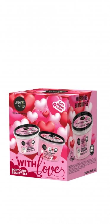 Organic Shop With Love Body Care Beauty Gift Set - RRP £8.99
