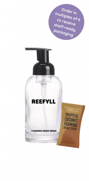 REEFYLL Foaming Hand Wash Starter Pack - Tropical Coconut Scent - RRP £3.99