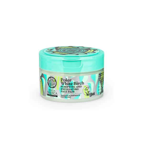 Polar White Birch Purifying and Exfoliating Face Pads, for oily & acne prone skin 20 pcs